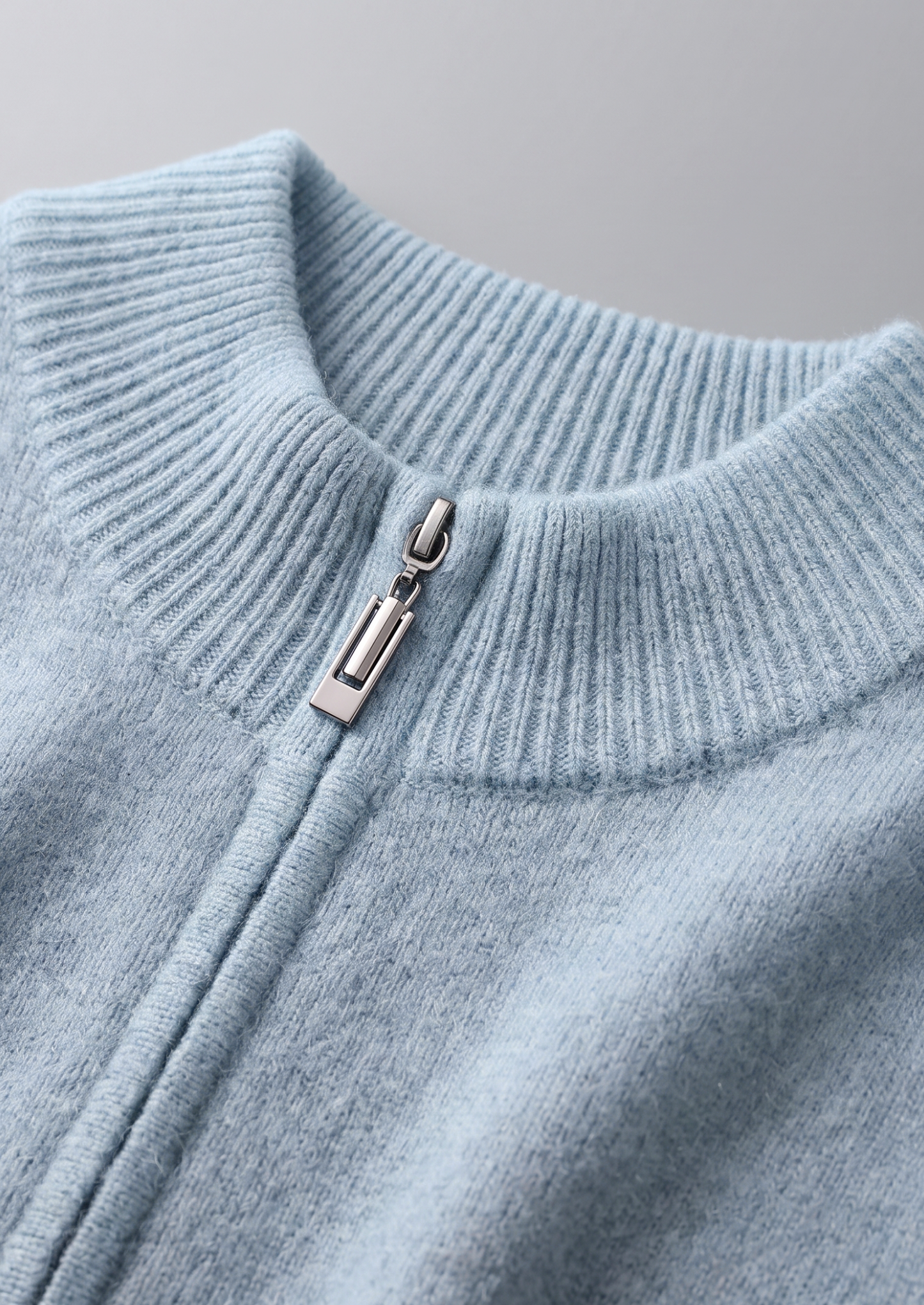 Pure Extra-Fine Merino Wool Light Blue Luzzo Set | Castielli