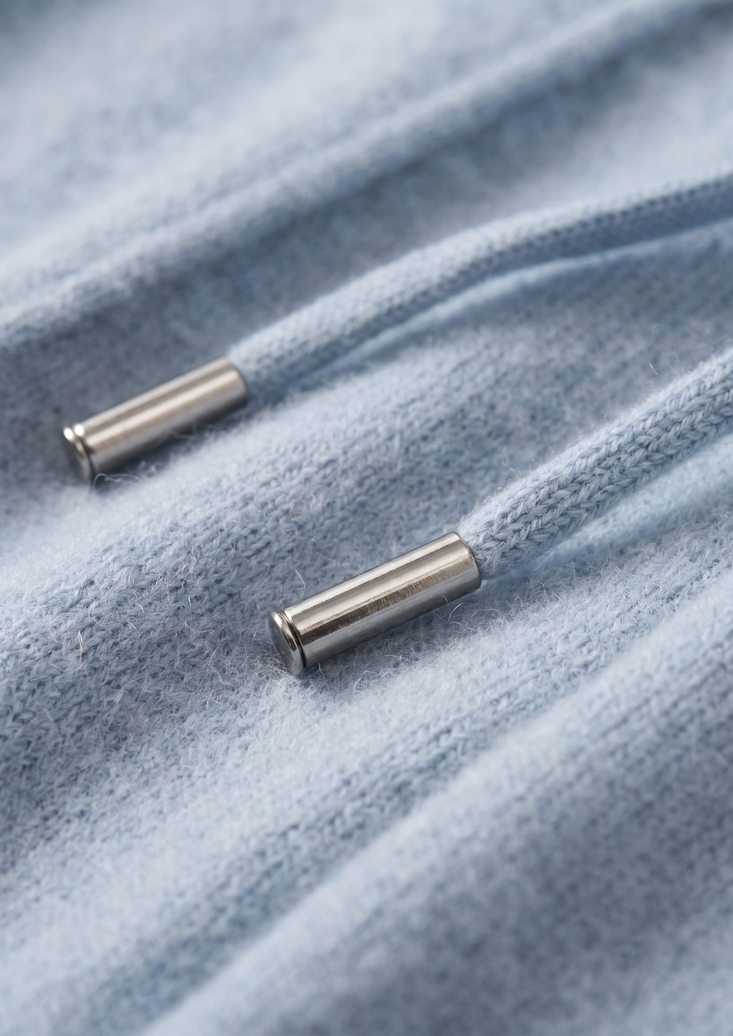 Pure Extra-Fine Merino Wool Light Blue Luzzo Set | Castielli