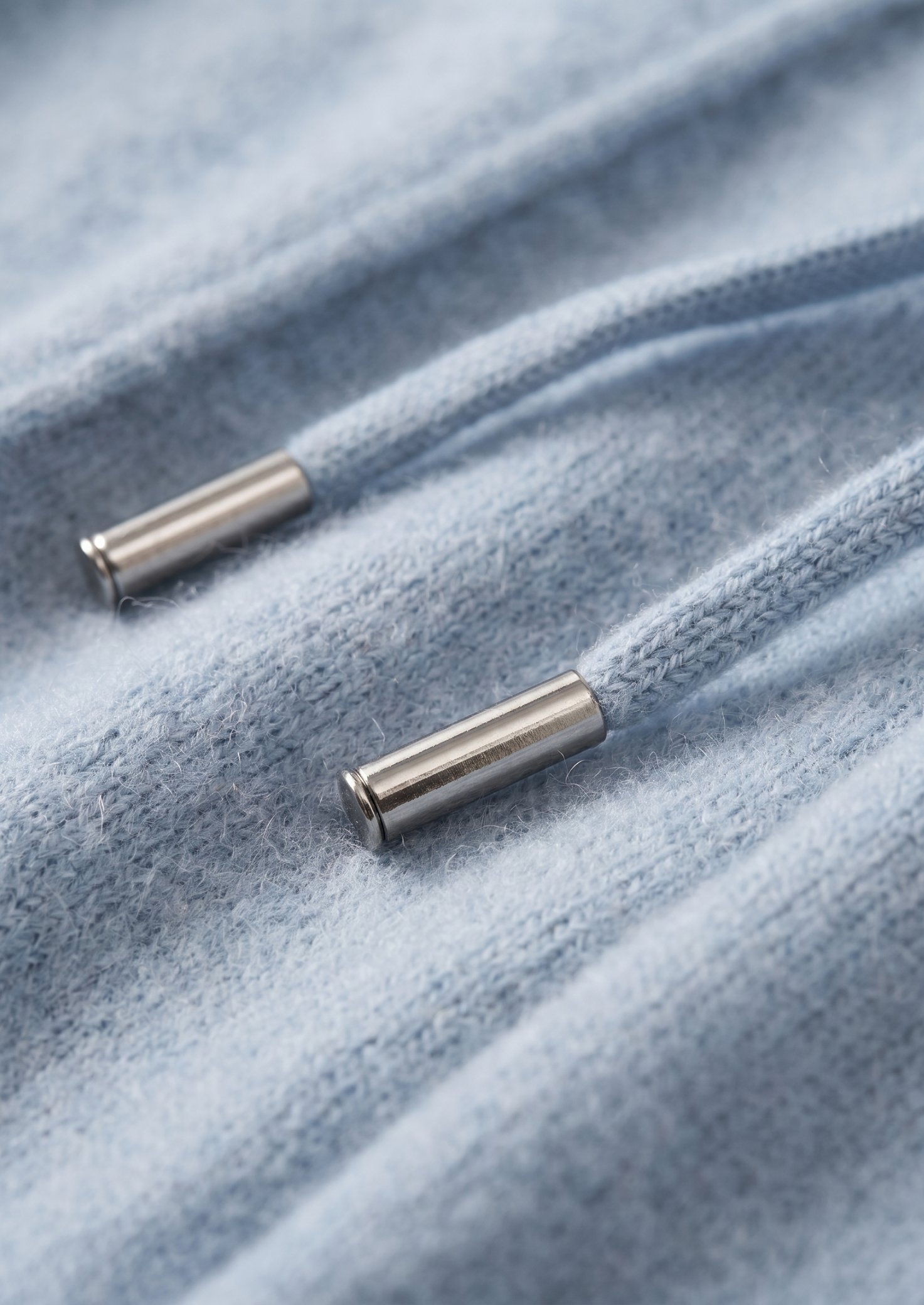 Pure Extra-Fine Merino Wool Light Blue Luzzo Set | Castielli