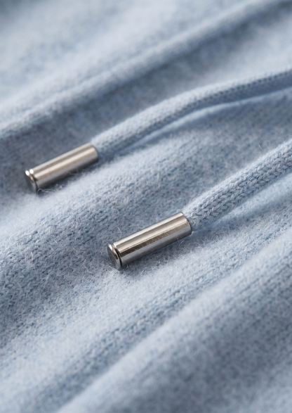 Pure Extra-Fine Merino Wool Light Blue Luzzo Set | Castielli