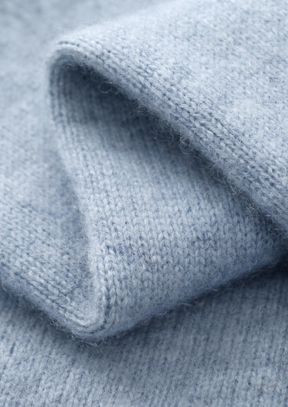 Pure Extra-Fine Merino Wool Light Blue Luzzo Set | Castielli