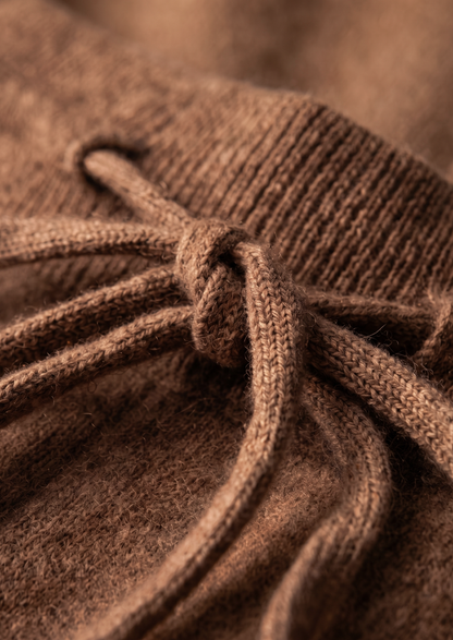 Pure Extra-Fine Merino Wool Caramel Luzzo Set | Castielli