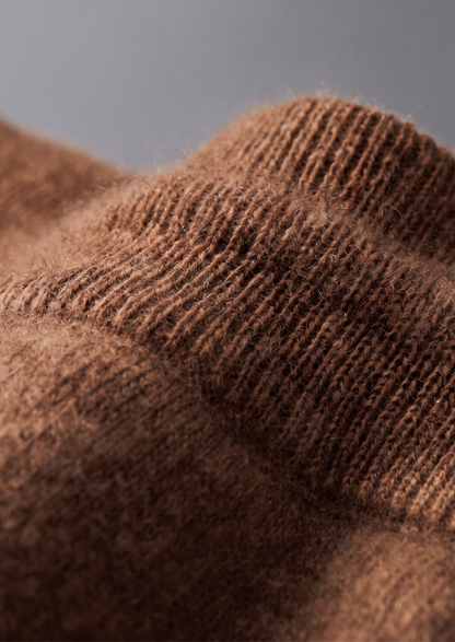Pure Extra-Fine Merino Wool Caramel Luzzo Set | Castielli