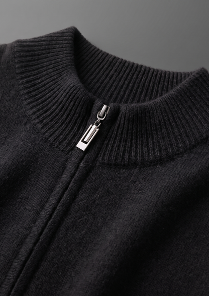 Pure Extra-Fine Merino Wool Black Luzzo Set | Castielli