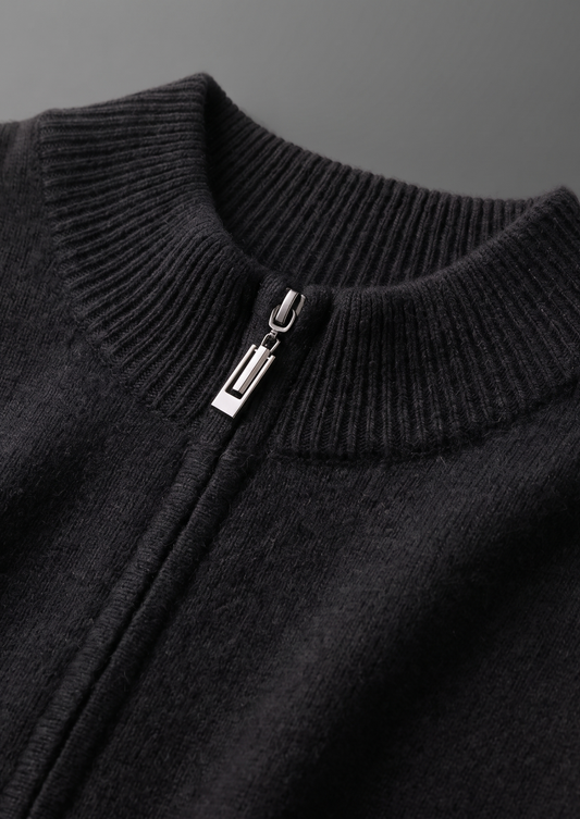 Pure Extra-Fine Merino Wool Black Luzzo Set | Castielli