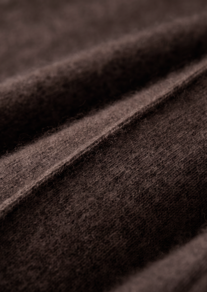 Pure Extra-Fine Merino Wool Dark Brown Luzzo Set | Castielli