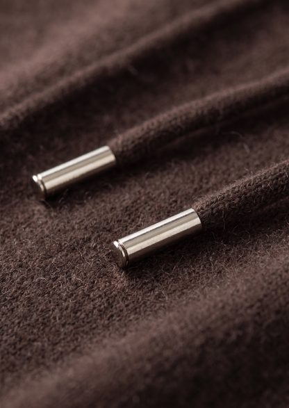 Pure Extra-Fine Merino Wool Dark Brown Luzzo Set | Castielli