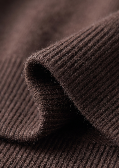 Pure Extra-Fine Merino Wool Dark Brown Luzzo Set | Castielli