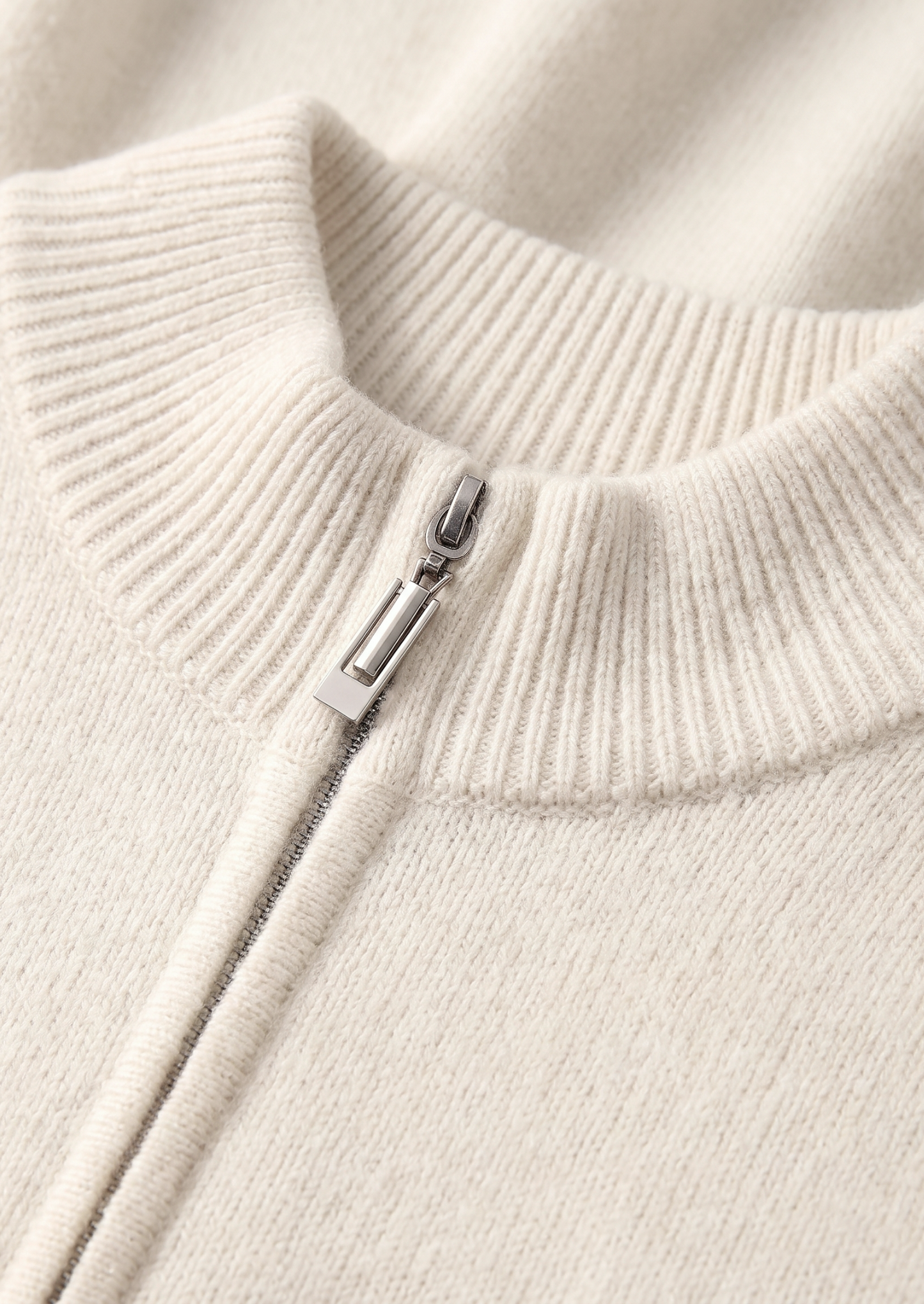 Pure Extra-Fine Merino Wool Cream White Luzzo Set | Castielli