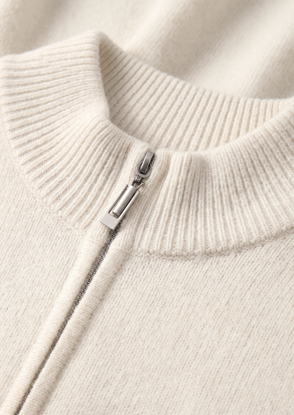 Pure Extra-Fine Merino Wool Cream White Luzzo Set | Castielli