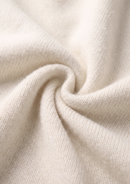 Pure Extra-Fine Merino Wool Cream White Luzzo Set | Castielli