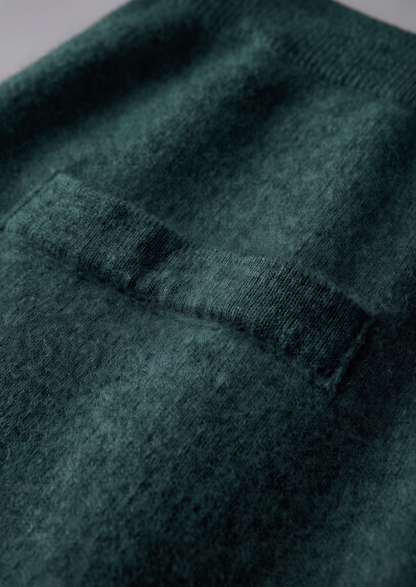 Pure Extra-Fine Merino Wool Sea Green Luzzo Set | Castielli