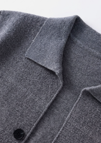 Pure Extra-Fine Merino Wool Button Overshirt | Castielli
