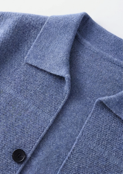 Pure Extra-Fine Merino Wool Button Overshirt | Castielli
