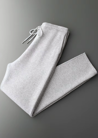 Pure Extra-Fine Merino Wool Light Gray Savro Set | Castielli